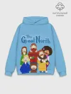 Худи мужской база хлопок / The Great North Семья