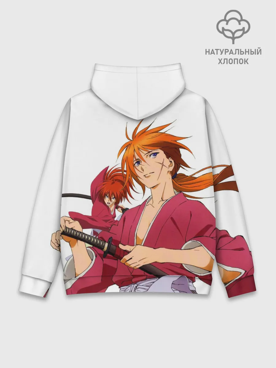 Худи мужской база хлопок / Бродяга Кенсин - Химура