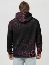 Худи мужской база хлопок / Squid Game Pattern.