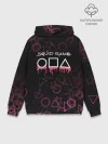 Худи мужской база хлопок / Squid Game Pattern.