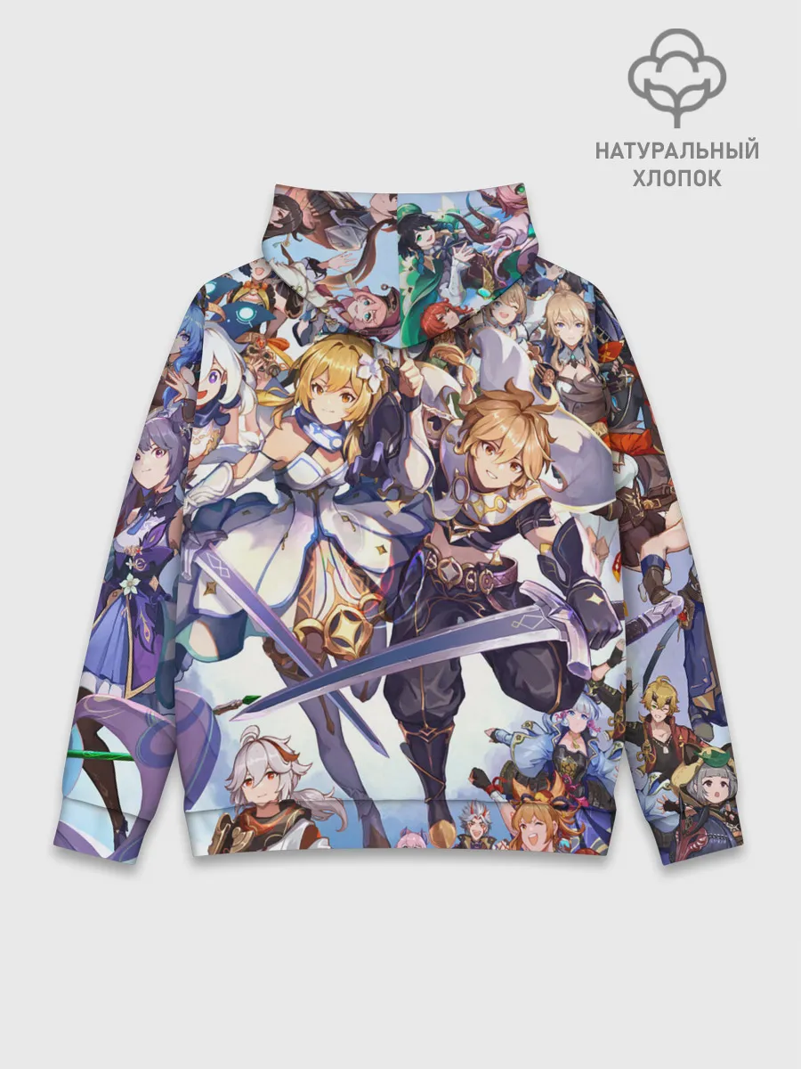 Худи мужской база хлопок / GENSHIN IMPACT ПЕРСОНАЖИ