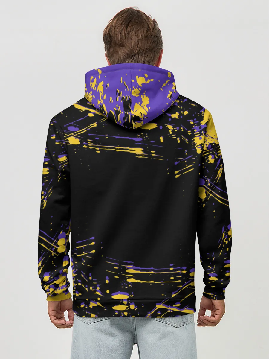 Худи мужской база хлопок / Los angeles lakers NBA