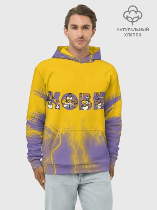 Худи мужской база хлопок / Коби Брайант