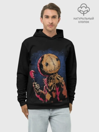 Худи мужской база хлопок / Живое Чучело