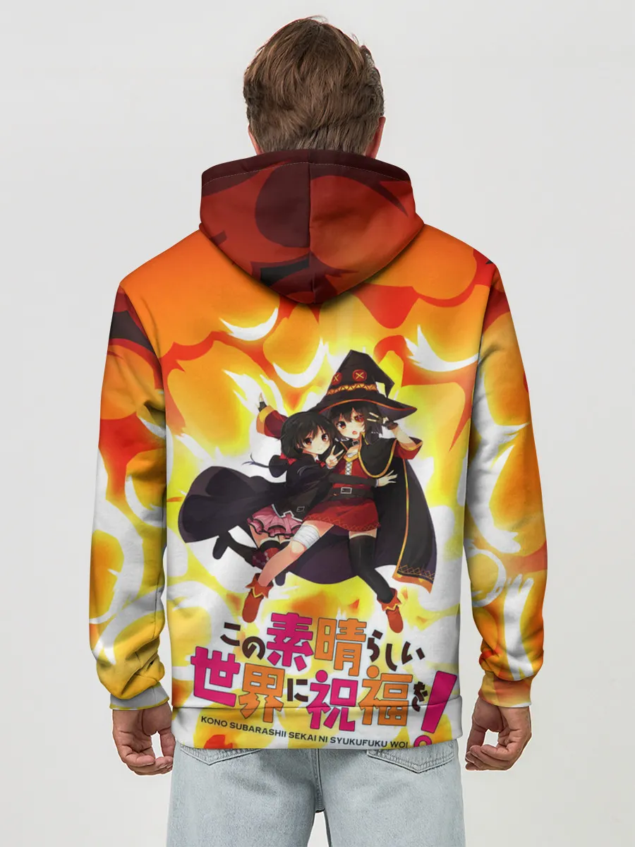 Худи мужской база хлопок / MeguminKonoSuba