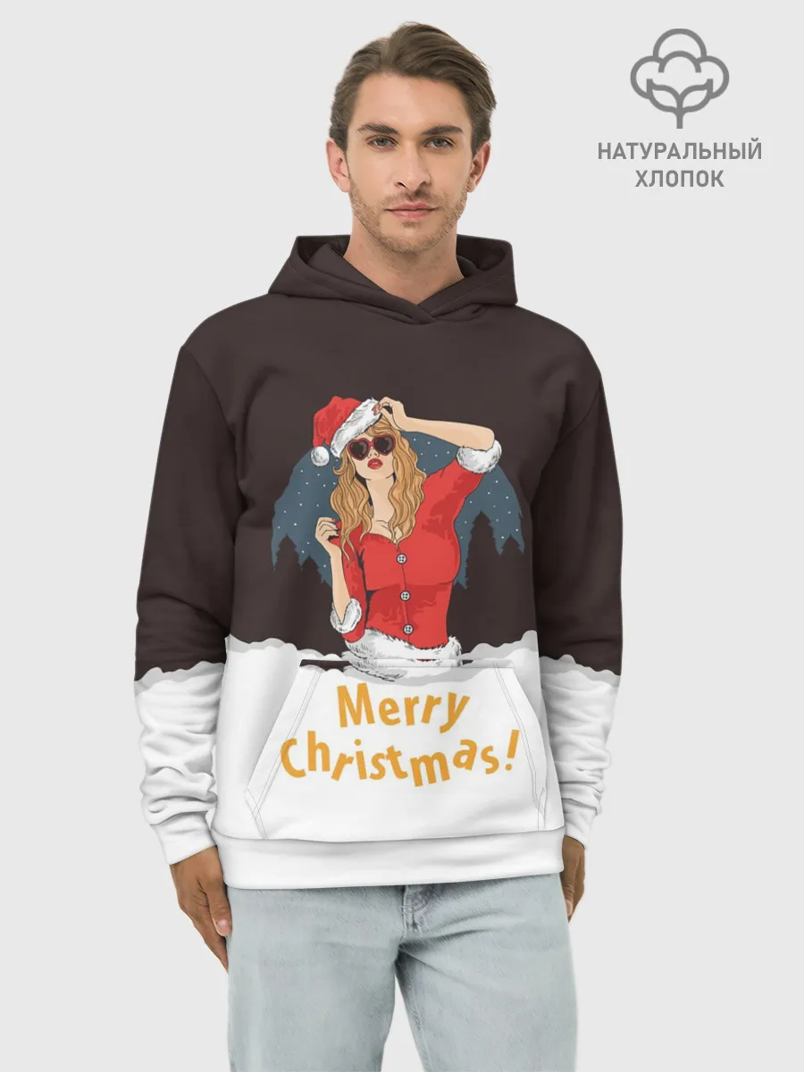 Худи мужской база хлопок / Снегурка