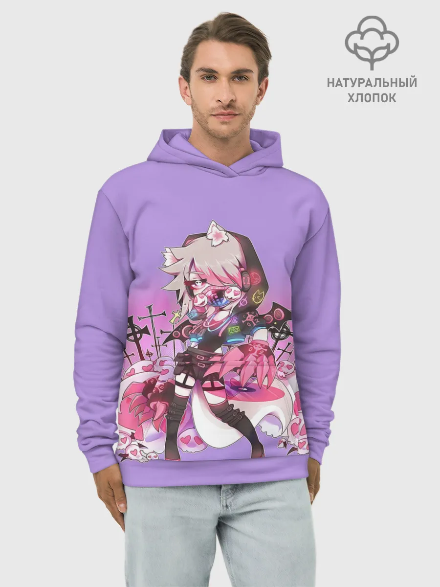 Худи мужской база хлопок / Gacha Club DJ Cry