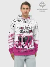 Худи мужской база хлопок / Squid Game - Вы были исключены.