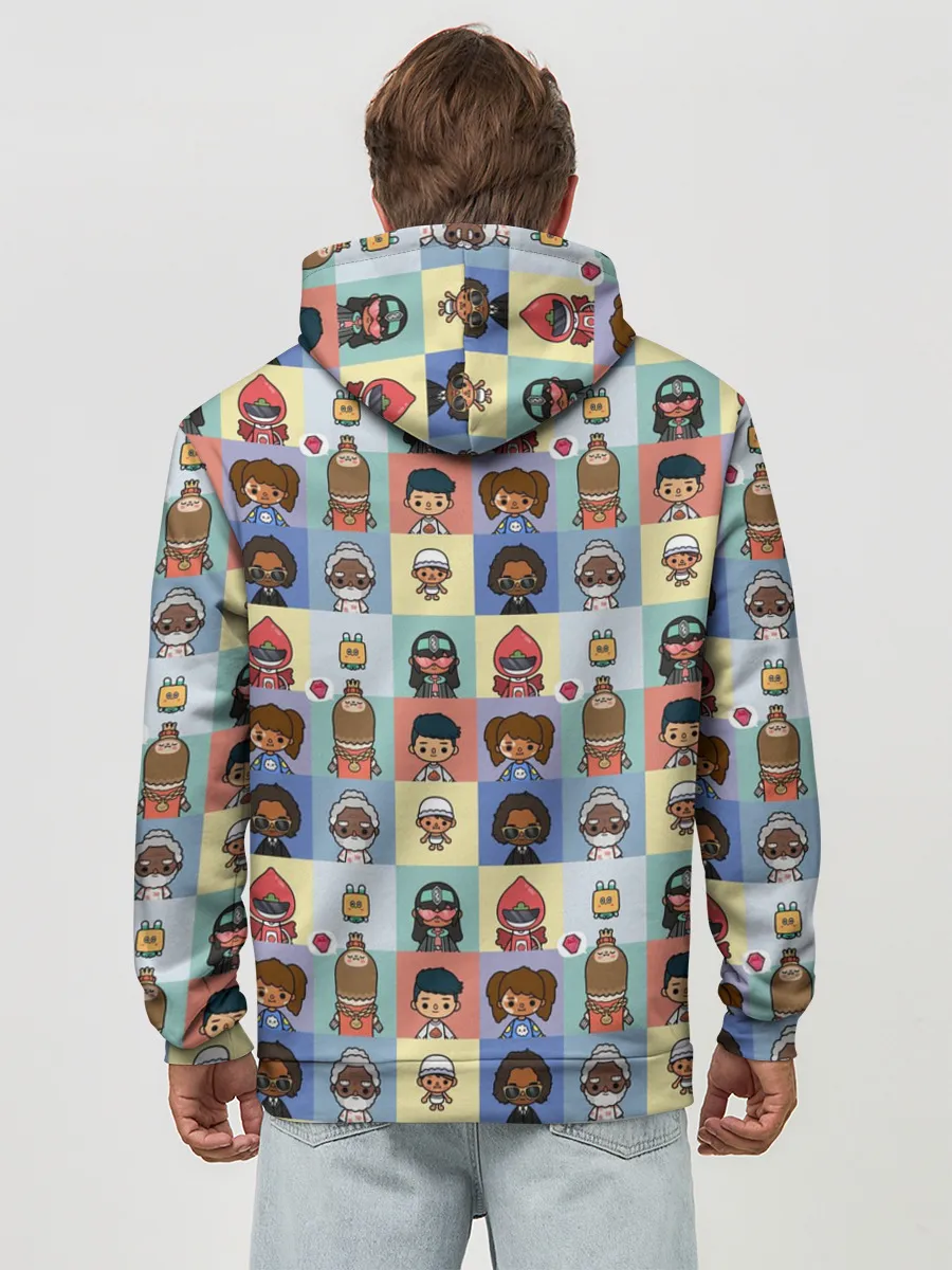 Худи мужской база хлопок / Toca Boca characters | Тока бока персонажи