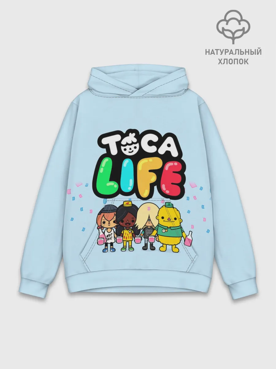 Худи мужской база хлопок / Toca Boca | Тока бока праздник