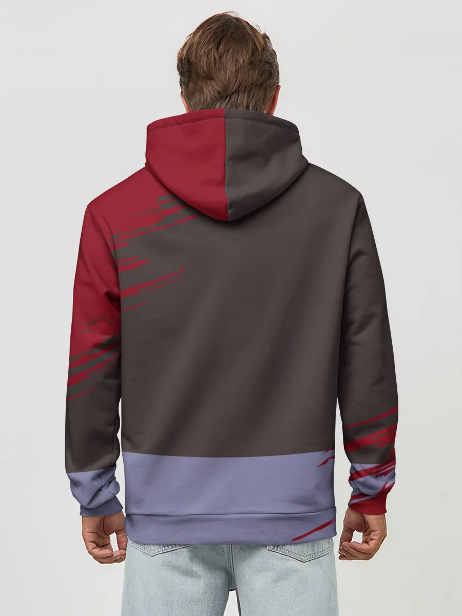 Худи мужской база хлопок / КВАДРАТ НА ОТДЫХЕ | ИГРА В КАЛЬМАРА