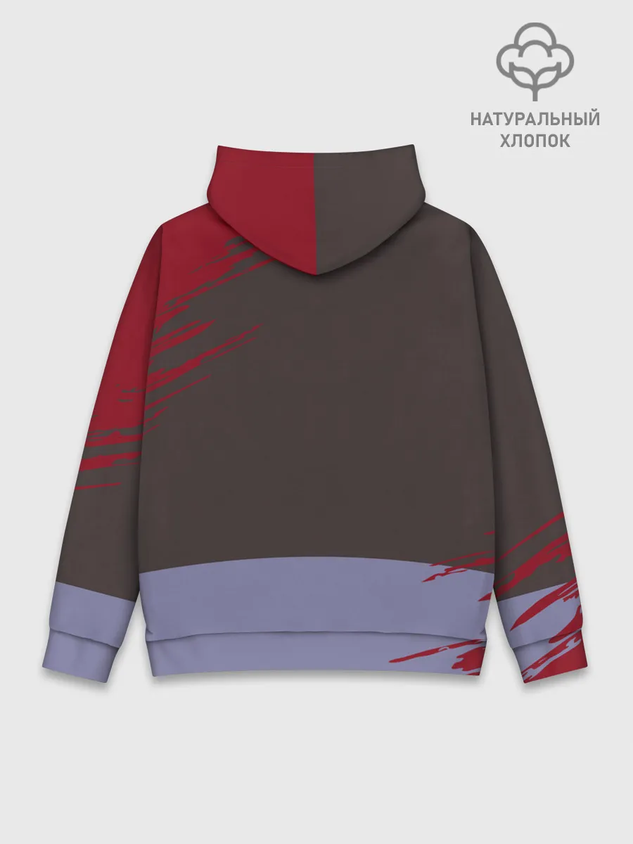 Худи мужской база хлопок / КВАДРАТ НА ОТДЫХЕ | ИГРА В КАЛЬМАРА