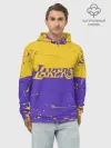Худи мужской база хлопок / Kobe Bryant - Los Angeles Lakers - NBA