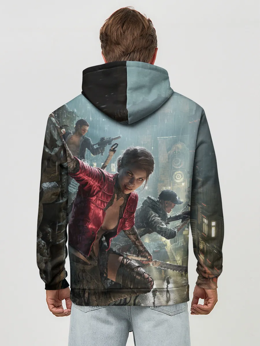 Худи мужской база хлопок / Vampire: The Masquerade - Bloodhunt