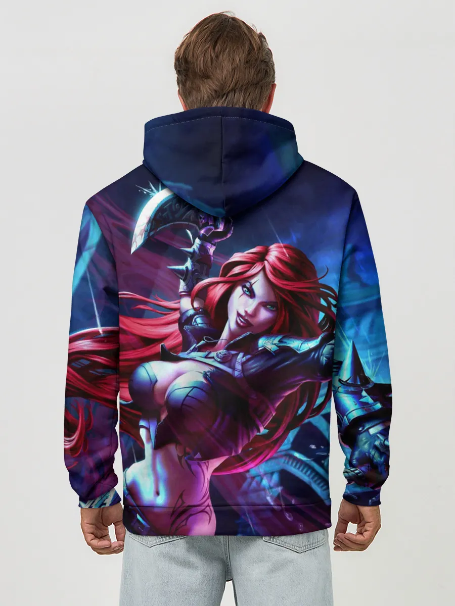 Худи мужской база хлопок / Катарина League of legends