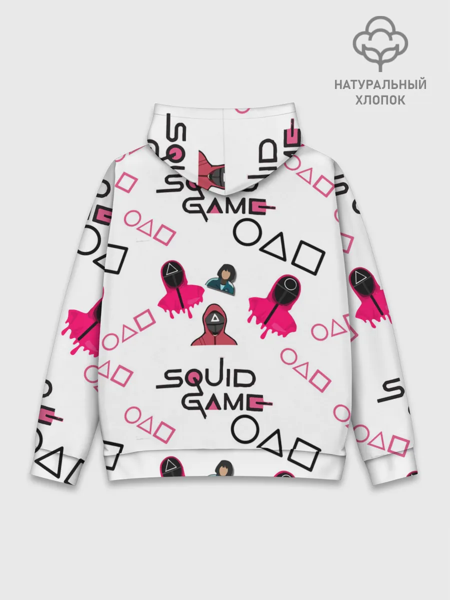 Худи мужской база хлопок / игра в кальмара злодеи