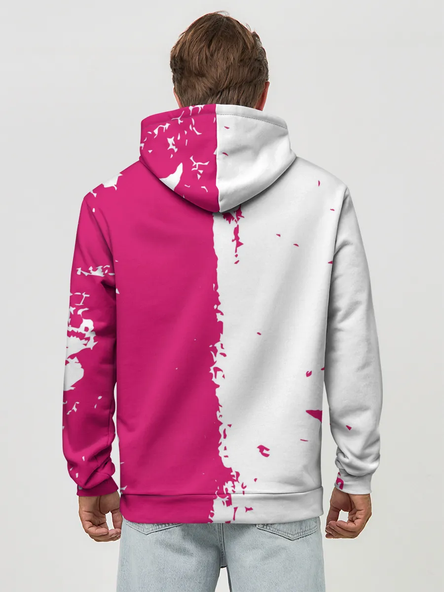 Худи мужской база хлопок / Игра в кальмара геометрические фигуры