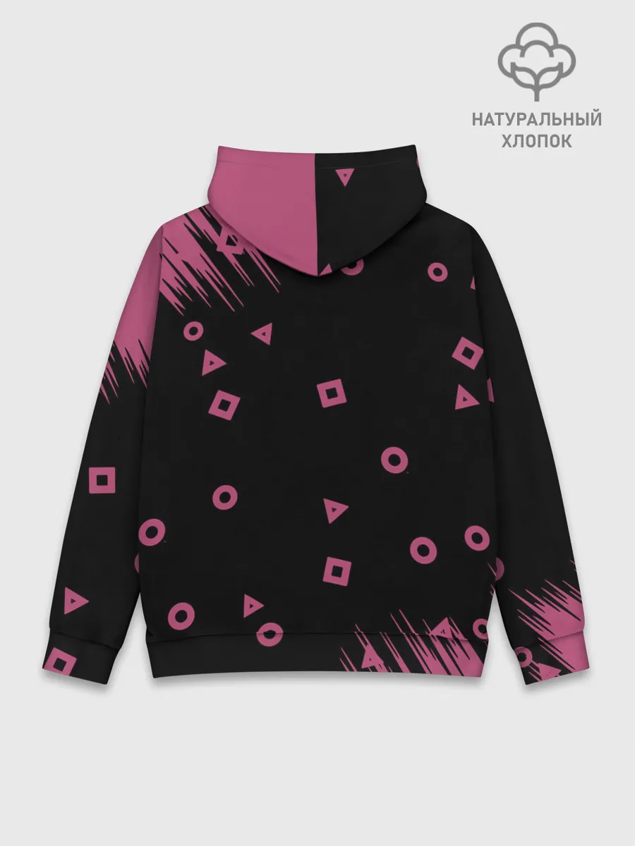 Худи мужской база хлопок / Игра в кальмара | КАЛЬМАР,