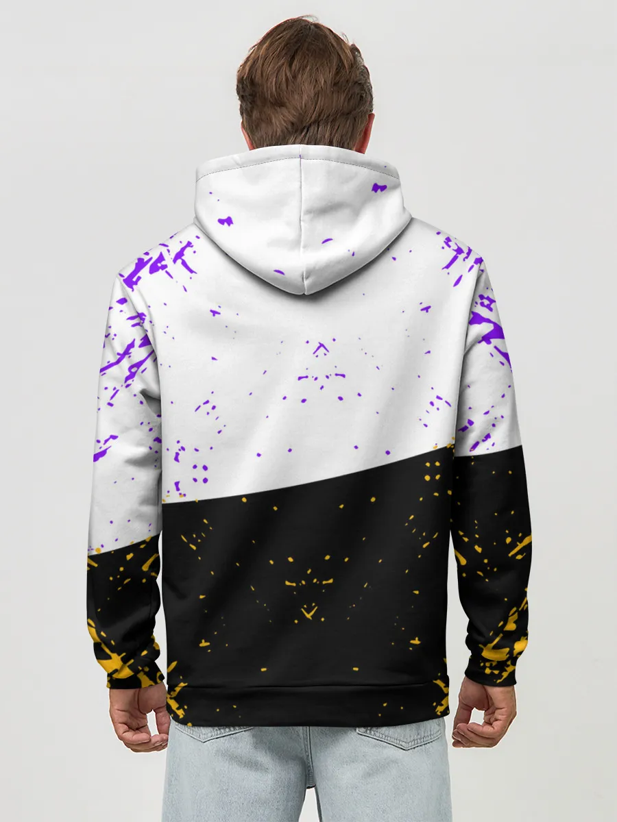 Худи мужской база хлопок / Коби Брайант Los Angeles Lakers,