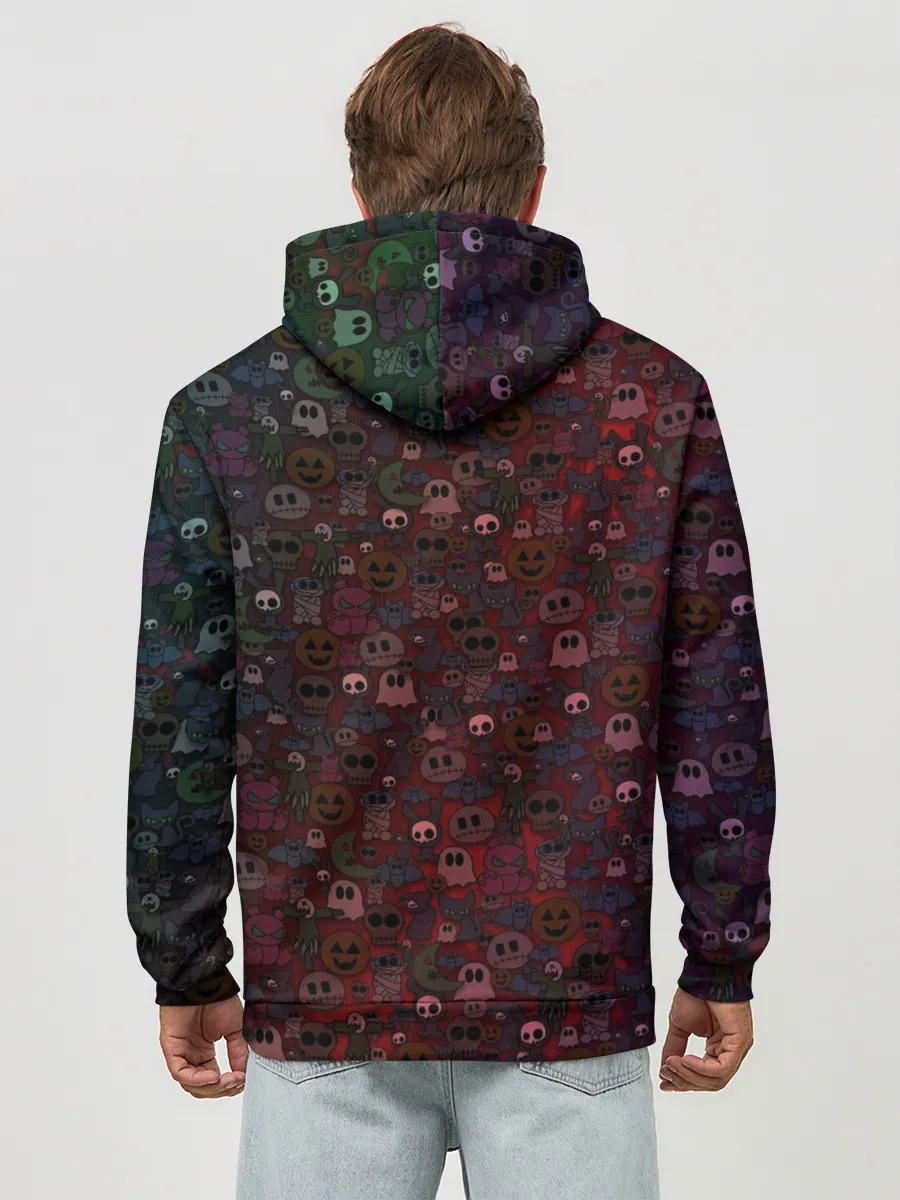 Худи мужской база хлопок / большой хэллоуин