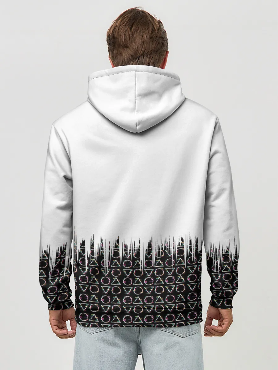 Худи мужской база хлопок / Игра в кальмара фигуры,