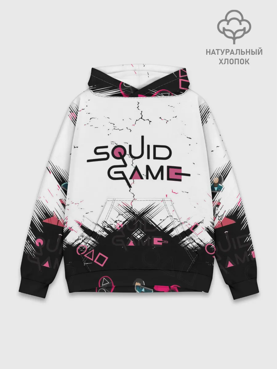 Худи мужской база хлопок / SQUID GAME | ИГРА В КАЛЬМАРА,