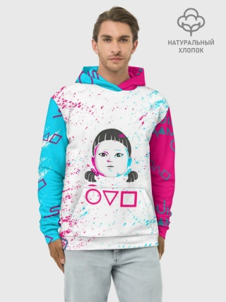 Худи мужской база хлопок / Игра в кальмара | Squid Game | КУКЛА