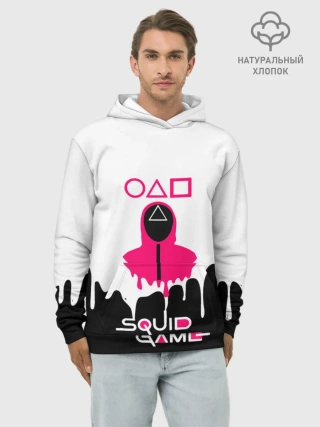 Худи мужской база хлопок / Игра в кальмара