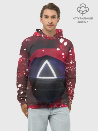 Худи мужской база хлопок / ТРЕУГОЛЬНИК | ОХРАНА