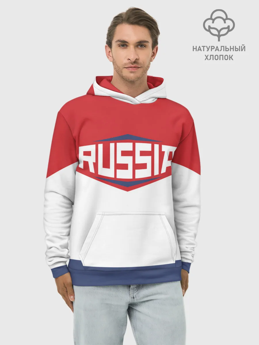 Худи мужской база хлопок / Russia
