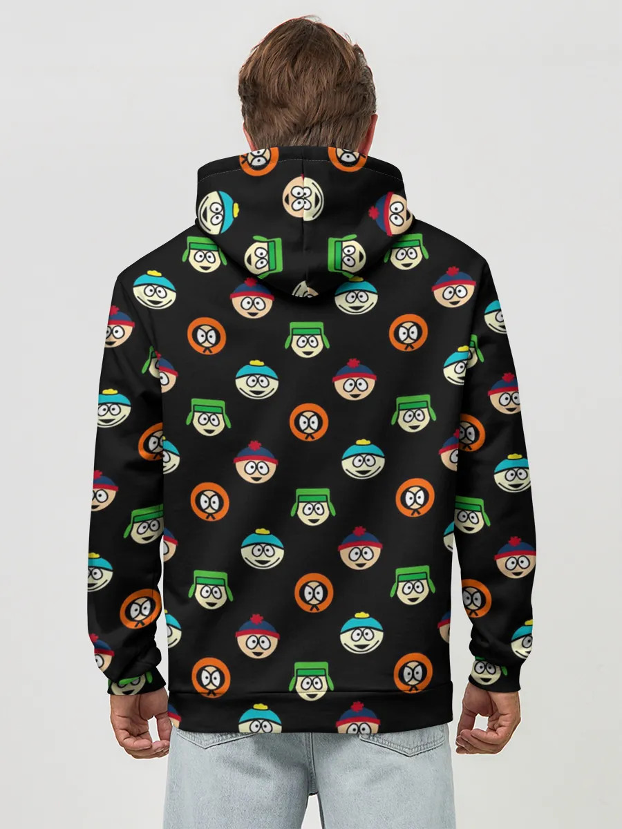 Худи мужской база хлопок / Южный парк, паттерн