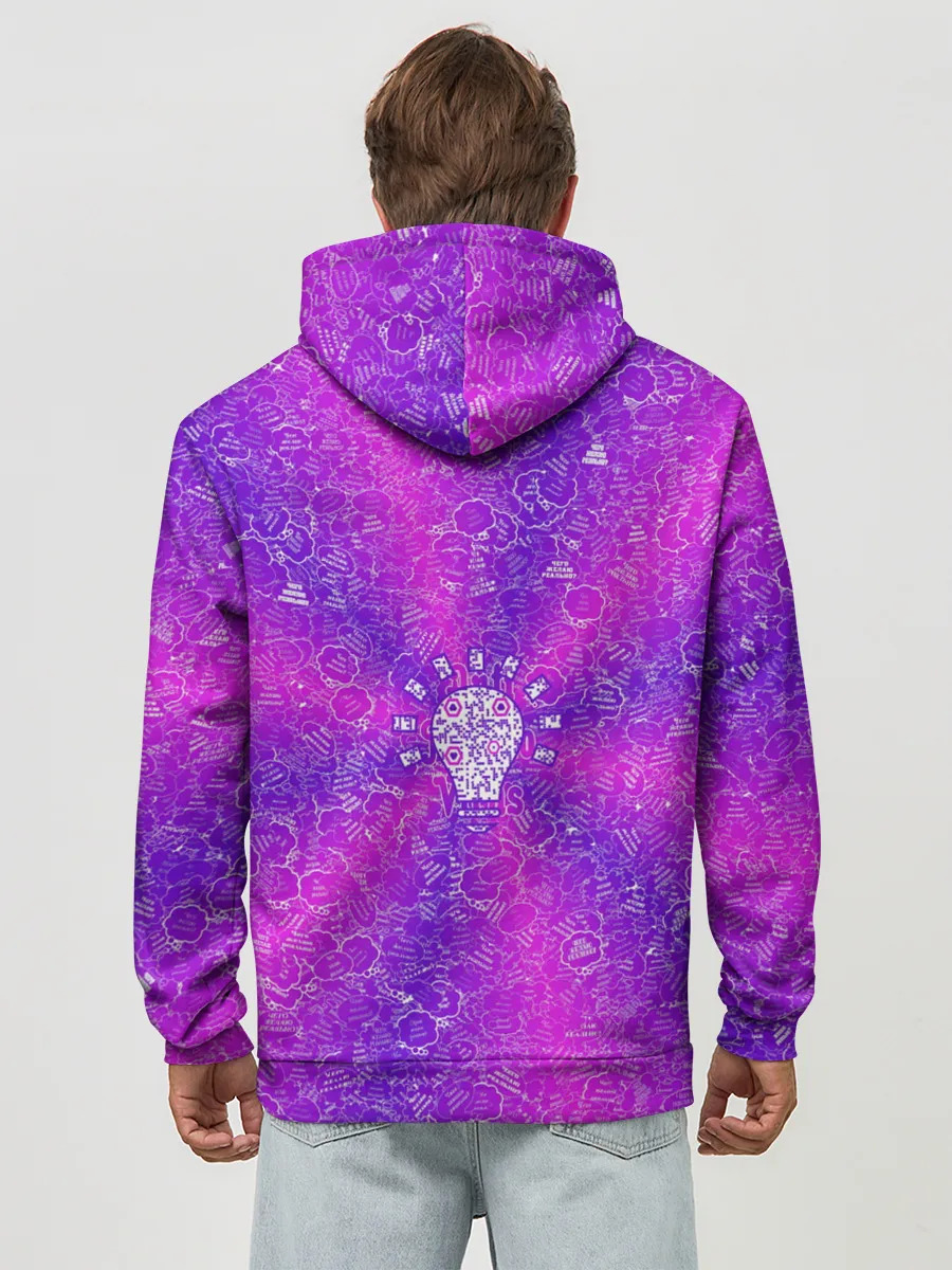 Худи мужской база хлопок / Лампочка на фоне АПВ 12.2.7.7