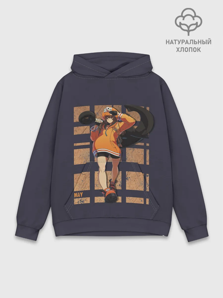 Худи мужской база хлопок / Боец May