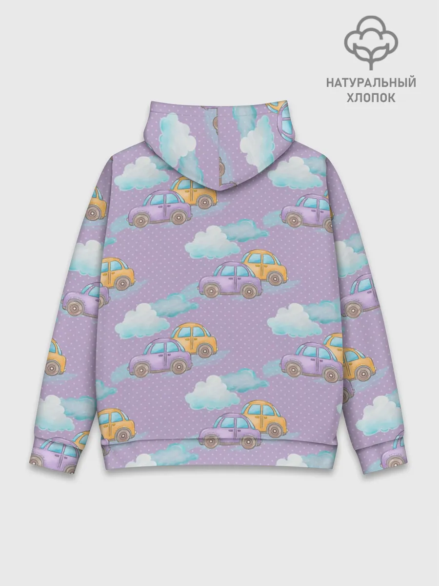 Худи мужской база хлопок / детские машинки