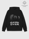 Худи мужской база хлопок / ИГРА В КАЛЬМАРА GAME OVER