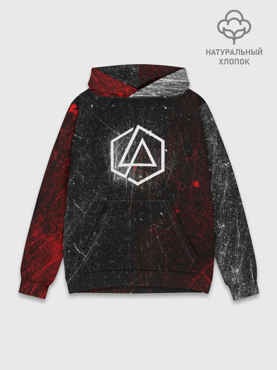 Худи мужской база хлопок / Linkin Park Logo | Линкин Парк