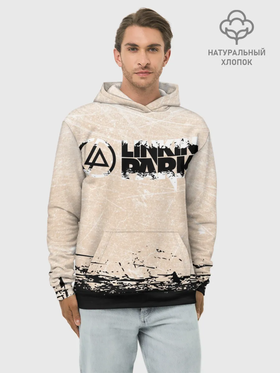 Худи мужской база хлопок / Linkin Park | Рок Группа Линкин Парк