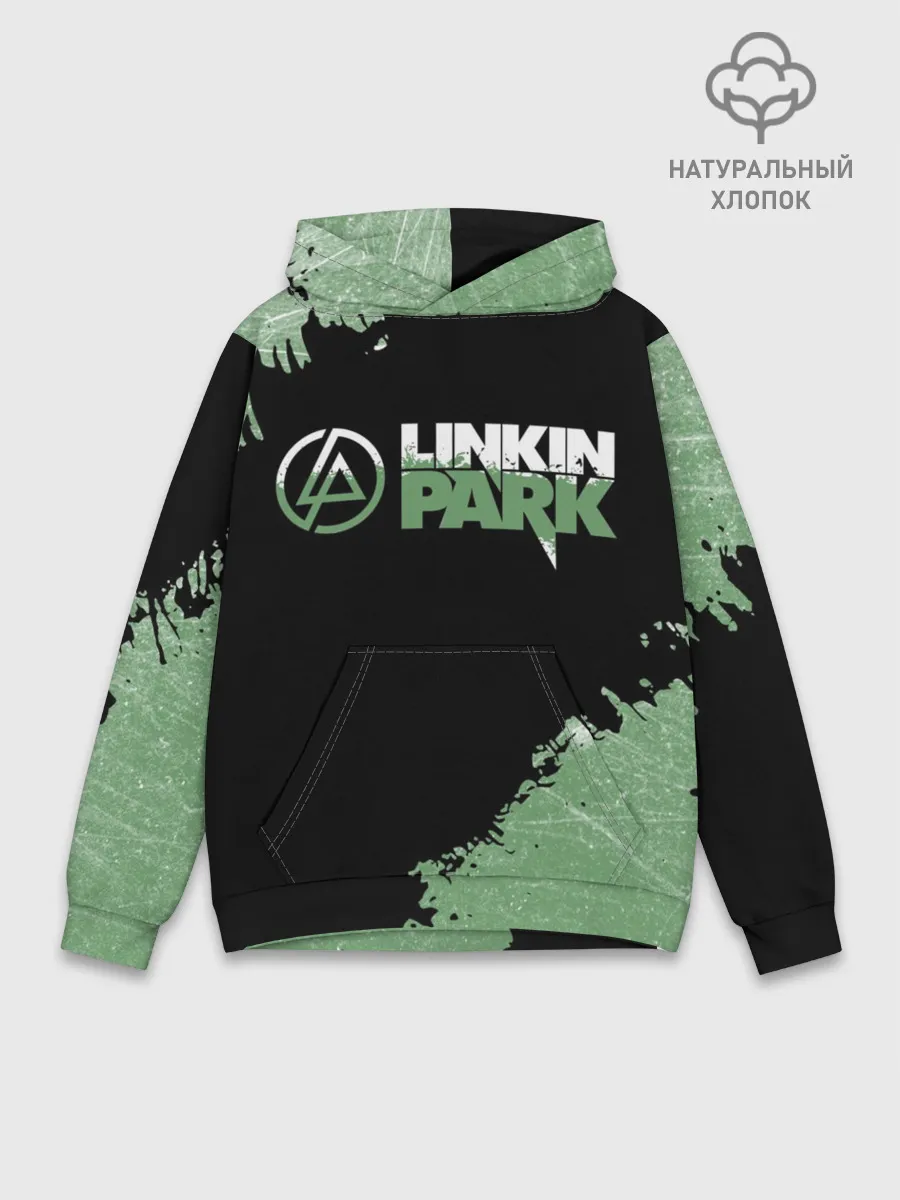 Худи мужской база хлопок / Линкин Парк в стиле Гранж | Linkin Park
