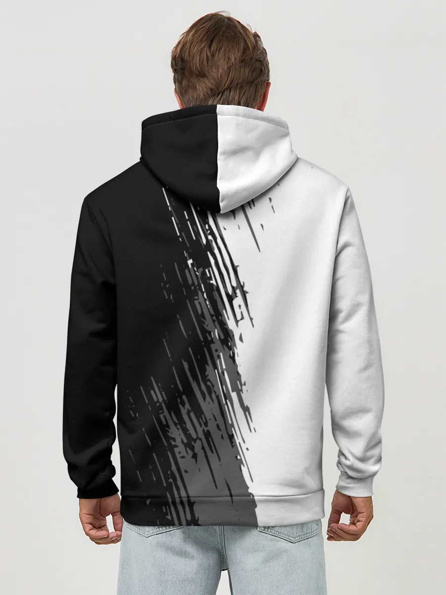 Худи мужской база хлопок / Берсерк чёрной маска