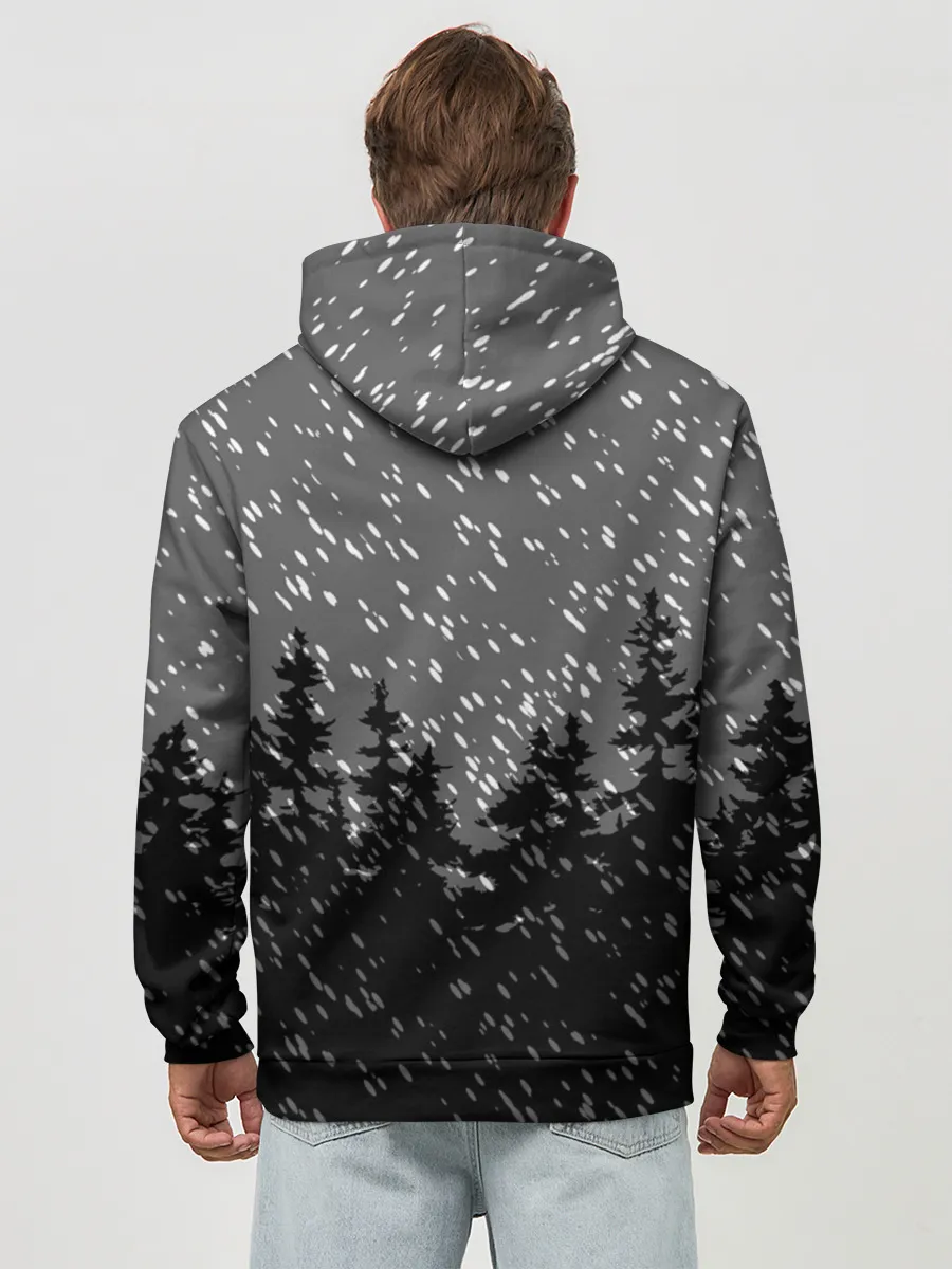 Худи мужской база хлопок / Веришь? в Деда Мороза