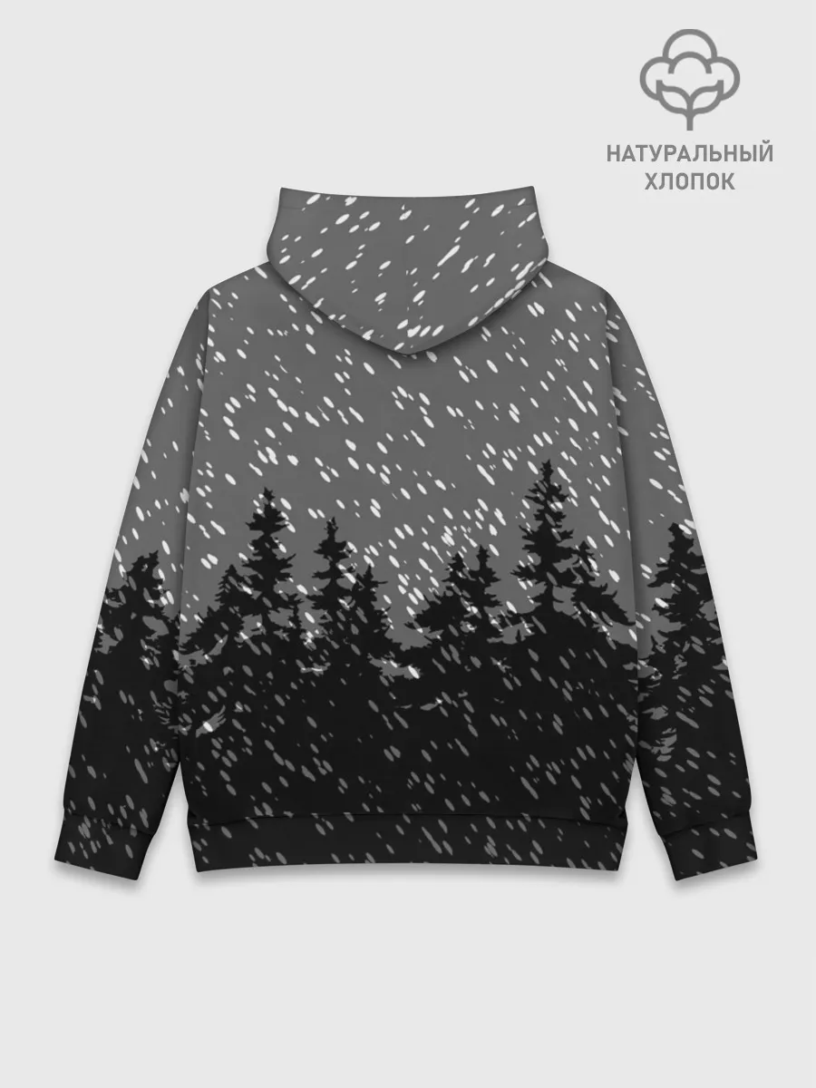 Худи мужской база хлопок / Веришь? в Деда Мороза