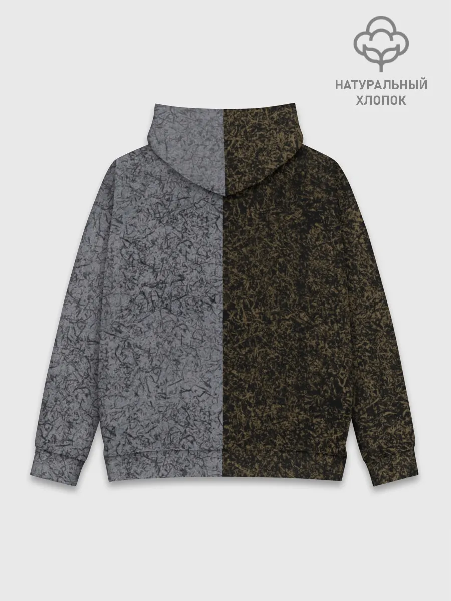 Худи мужской база хлопок / Полярность металлических цветов