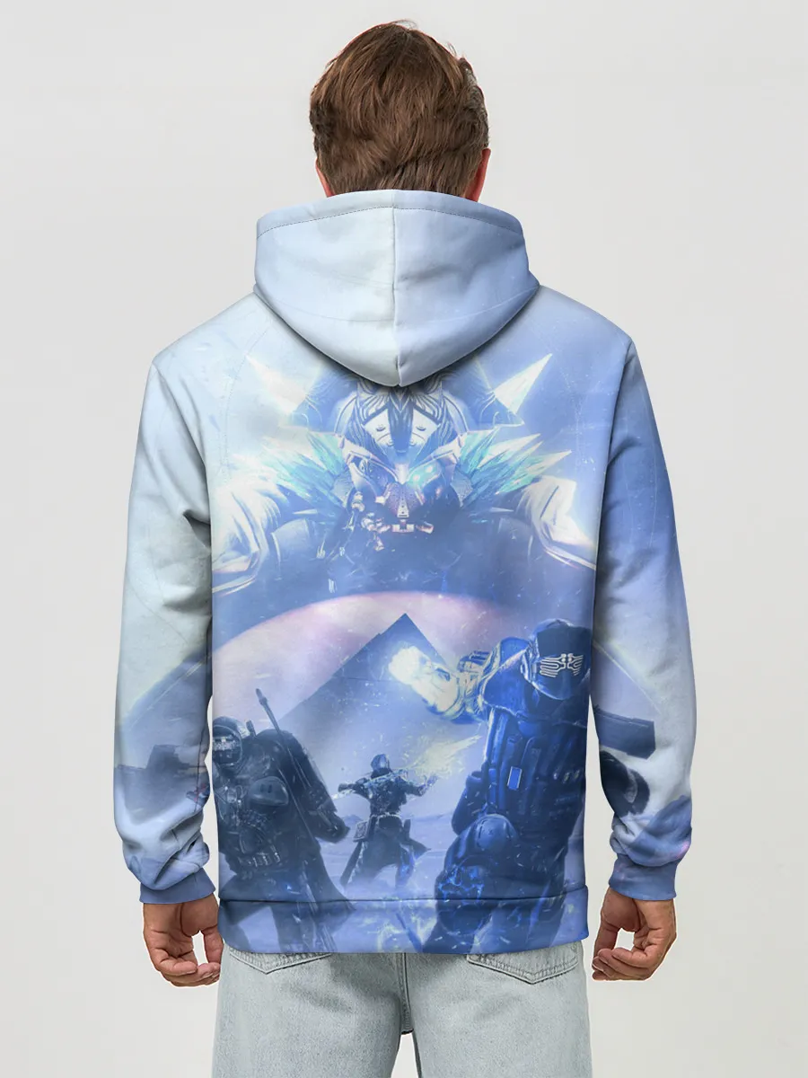 Худи мужской база хлопок / DESTINY 2 ЛЕДЯНОЙ МАРС / СТРАЖИ