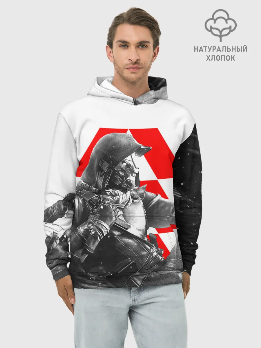 Худи мужской база хлопок / DESTINY CAYDE 6 / КЕЙД 6 ОХОТНИК EXO