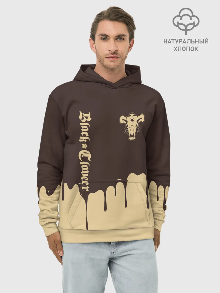 Худи мужской база хлопок / Black clover: Bull