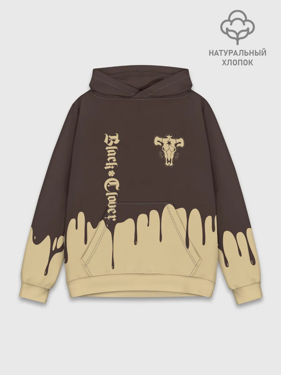 Худи мужской база хлопок / Black clover: Bull