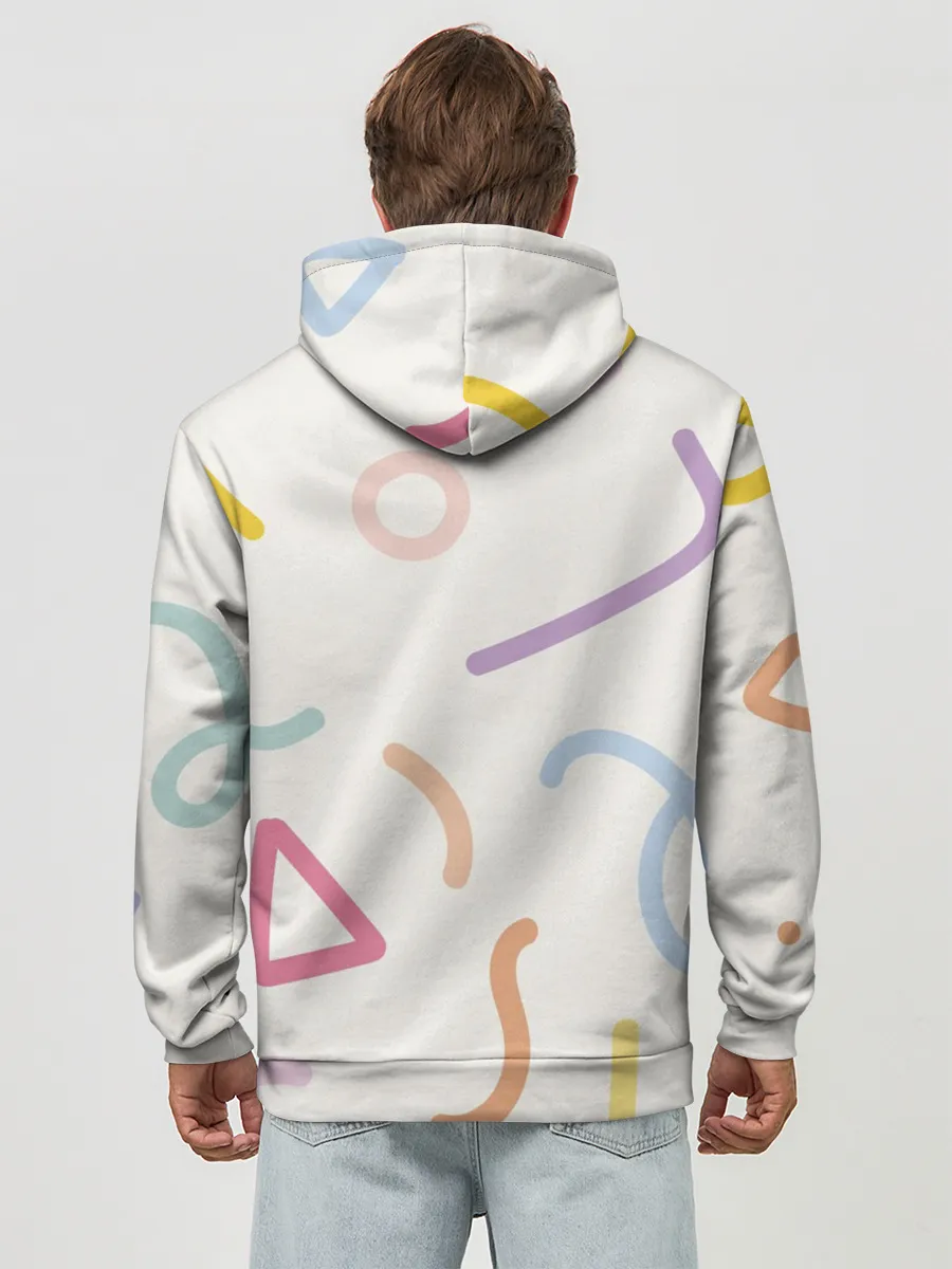 Худи мужской база хлопок / Разные линии