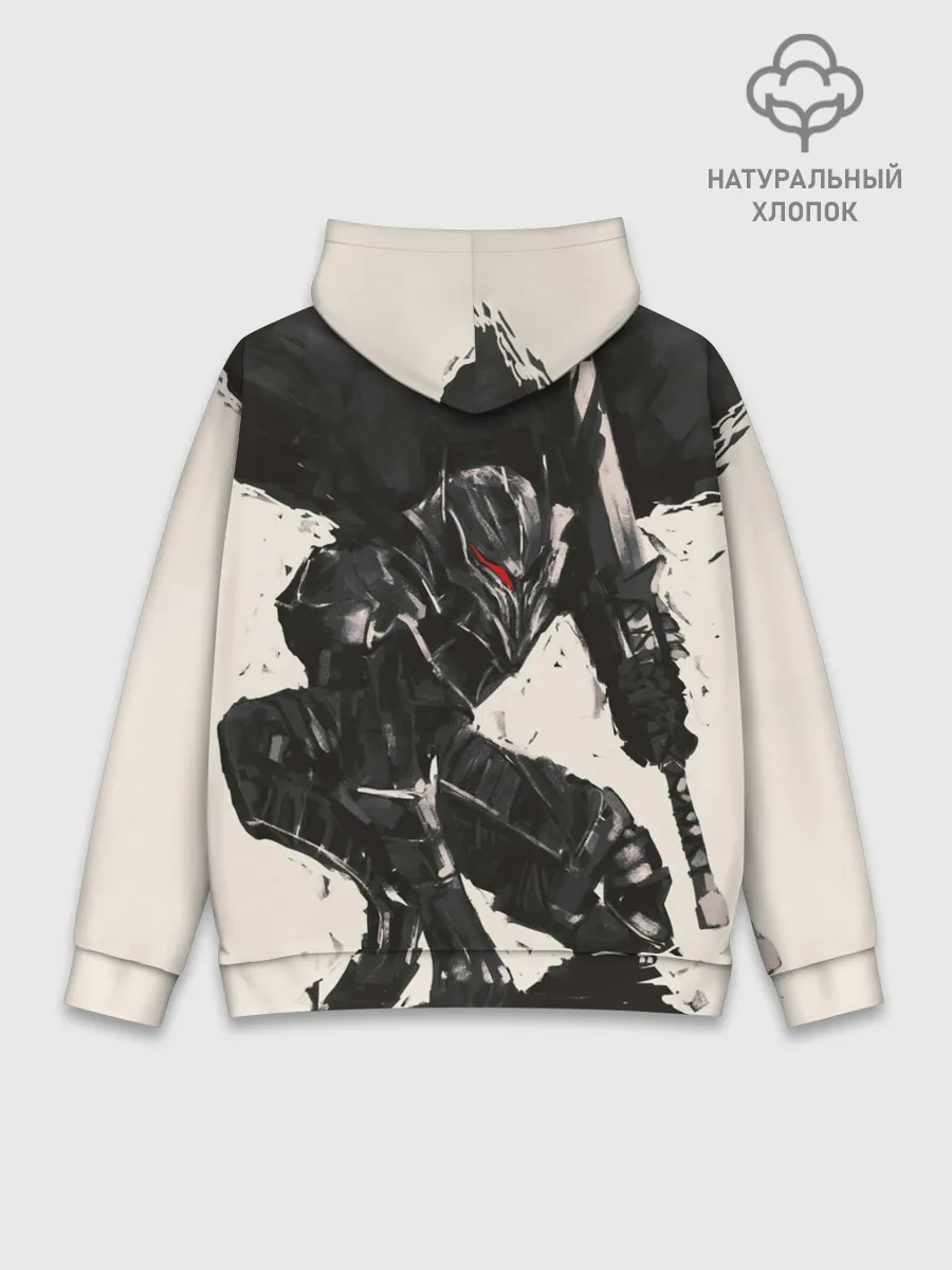 Худи мужской база хлопок / BERSERK ILLUSTRATION | БЕРСЕРК