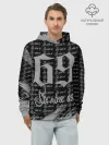 Худи мужской база хлопок / 6IX9INE GOOBA,