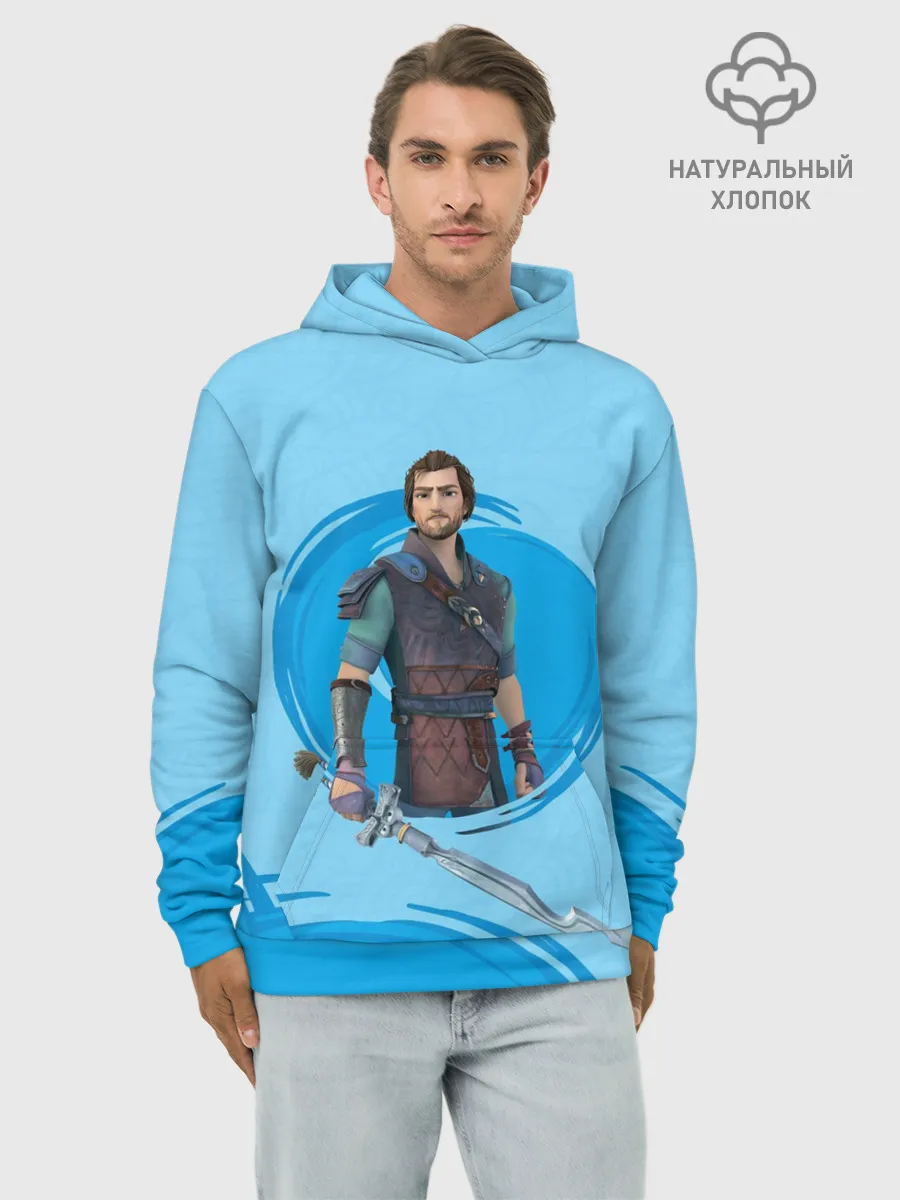 Худи мужской база хлопок / Кощей и Меч